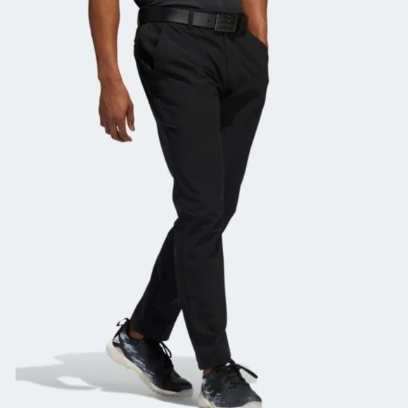 Adidas Men's Black Golf Pants -  Size 40" x 32" - Picture 1 of 16